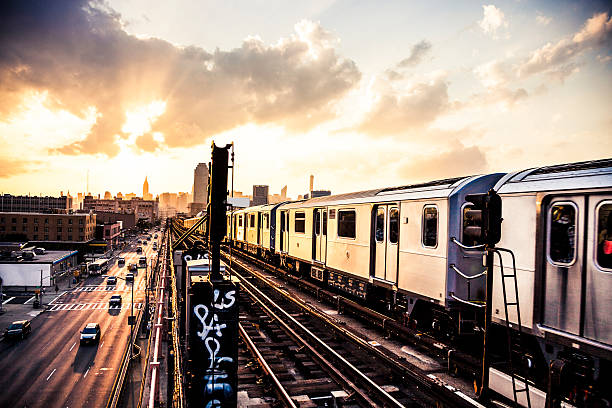 istock Sunset over New York skyline 530361999