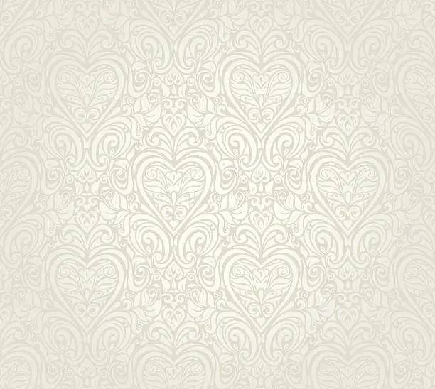 Vector illustration of Bright luxury vintage floral seamless wallpaper  background