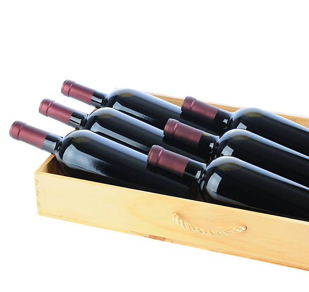 istock Wine Bottles in Wood Crate 530367903