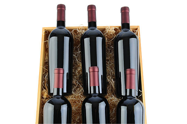 istock Case of Cabernet Wine Bottles 530367915