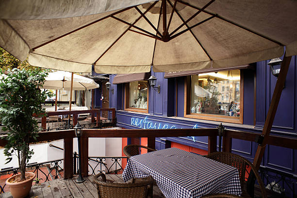istock european restaurant in bright colors 530377945