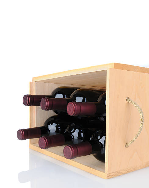 istock Wine Bottles in Wood Crate on Side 530378027