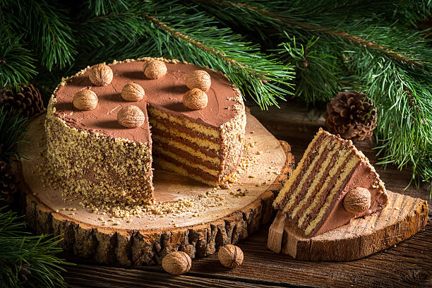 istock Piece of forest cake 530378093