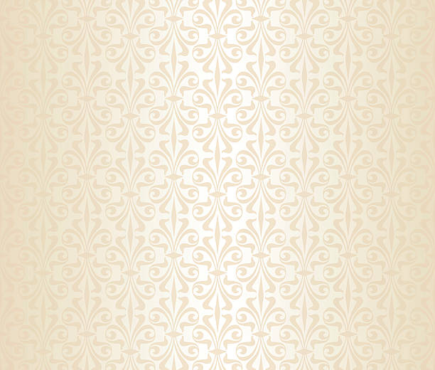 明るいウェディングビンテージ壁紙 - pattern seamless silk rococo style点のイラスト素材／クリップアート素材／マンガ素材／アイコン素材