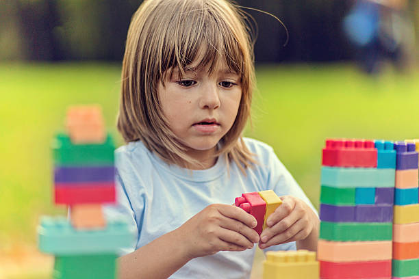 istock Playful child in park 530378471