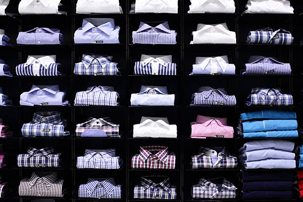 istock brand new interior of cloth store 530378567