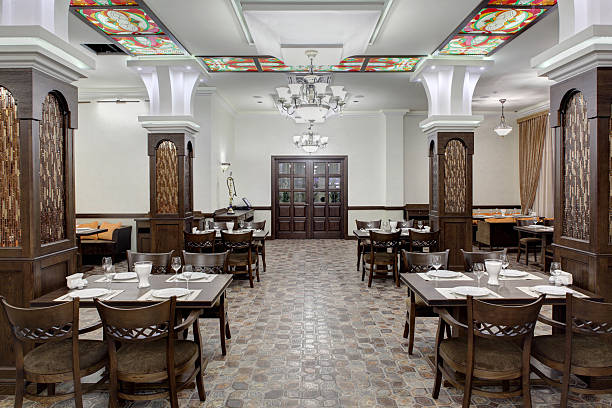 istock european restaurant in bright colors 530379361