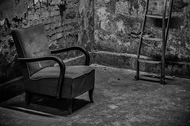 istock Chair and ladder 530379681