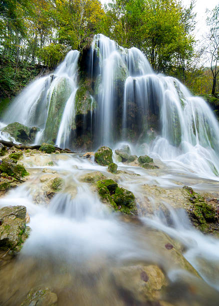 istock Beusnita waterfall,Romania 530379857