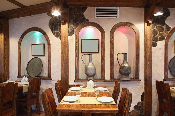 istock european restaurant in bright colors 530379979