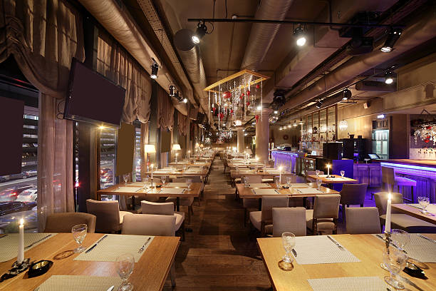 istock european restaurant in bright colors 530380821