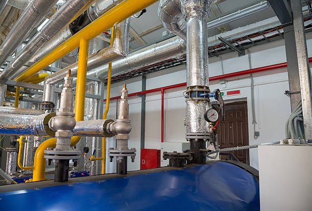 istock Place in a large industrial boiler room. 530381051