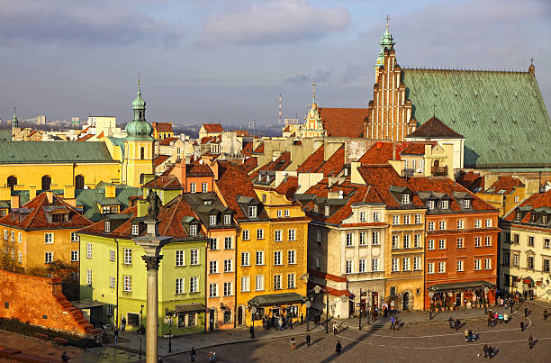 istock Buildings at Old Town Square in Warsaw 530382405