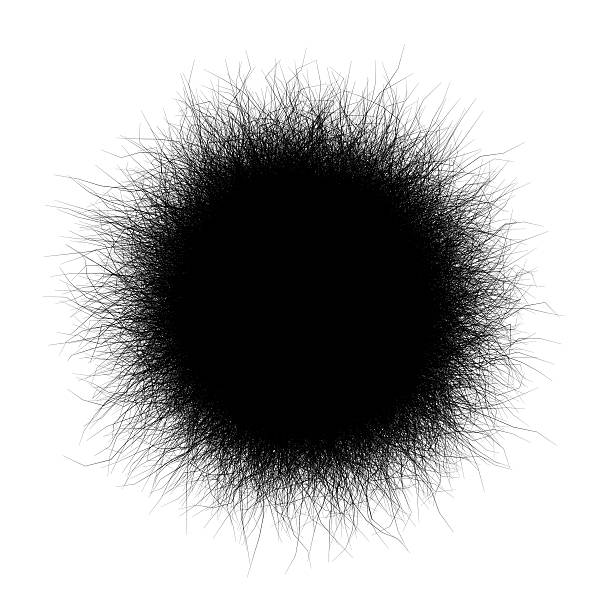 istock black hairball shape on white 530384161