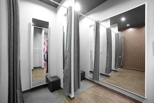 istock interior of dressing room at cloth store 530393879