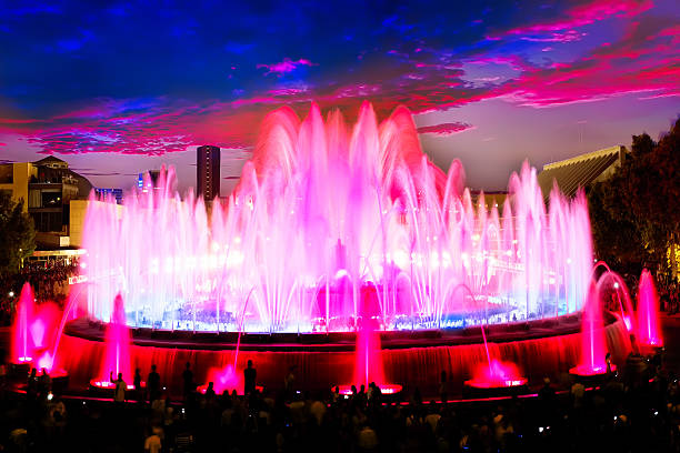 istock The famous Montjuic Fountain. 530394465