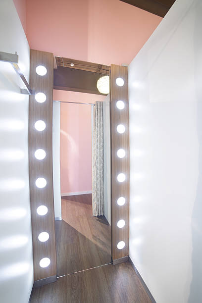 istock interior of dressing room at cloth store 530395193