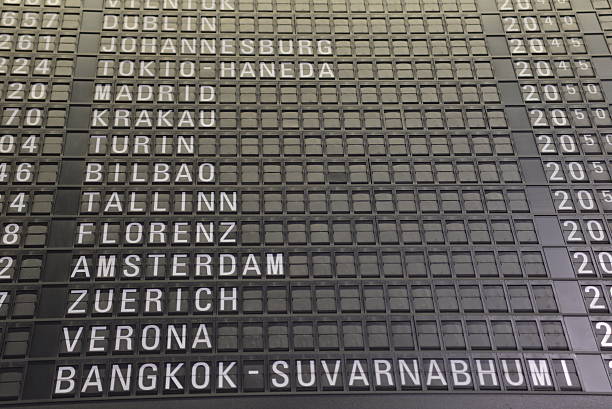 Vintage Airport Departure Board