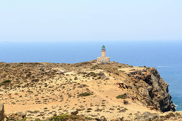 istock Old lighthouse on peninsula Prasonisi in Rhodes, Greece 530399801