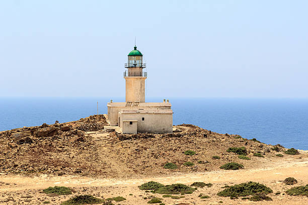 istock Old lighthouse on peninsula Prasonisi in Rhodes, Greece 530399809