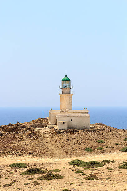 istock Old lighthouse on peninsula Prasonisi in Rhodes, Greece 530399811