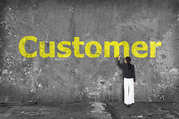 istock business woman drawing customer concept 530399875