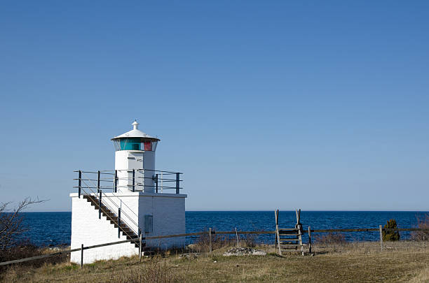 istock Small lighthouse at the swedish island Oland 530400715