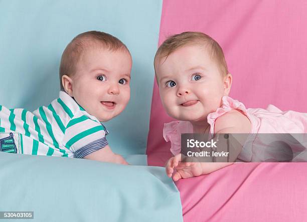 Brother And Sister Stock Photo - Download Image Now - Baby - Human Age, Twin, Boys