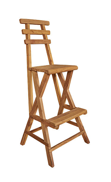 istock bar stool made of light wood 530403683