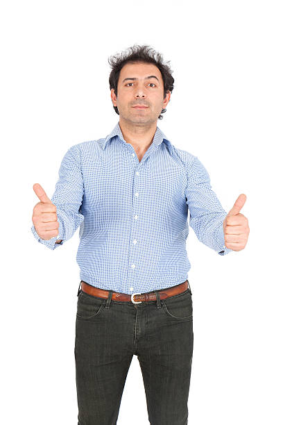 istock Arabic man doing different expressions in different sets of clothes 530404295