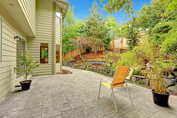 istock Walkout patio with sitting area 530404459
