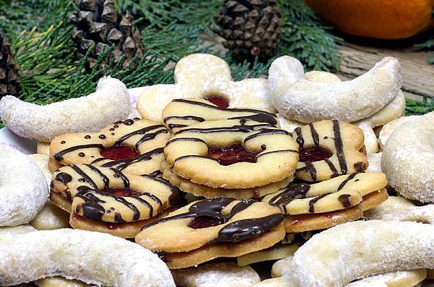 istock Christmas cookies on a plate 530405443