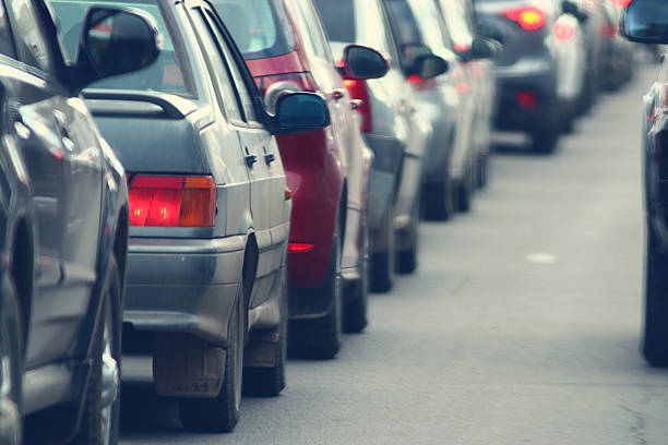 istock traffic jams in the city, road, rush hour 530412249