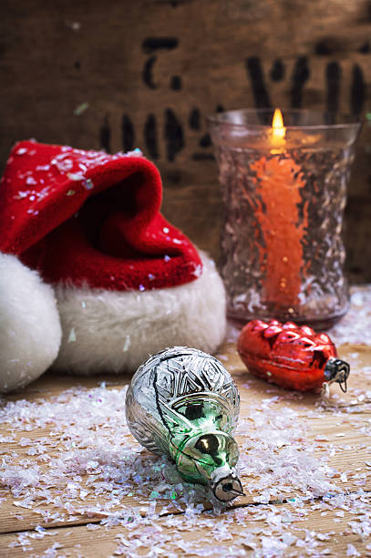 istock Christmas bell and candle 530413679