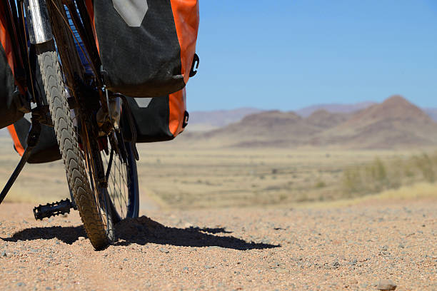 istock Bicycle in the Namib desert, Namibia 530414463