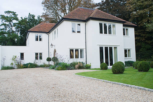 istock House Exterior With Driveway 530415015