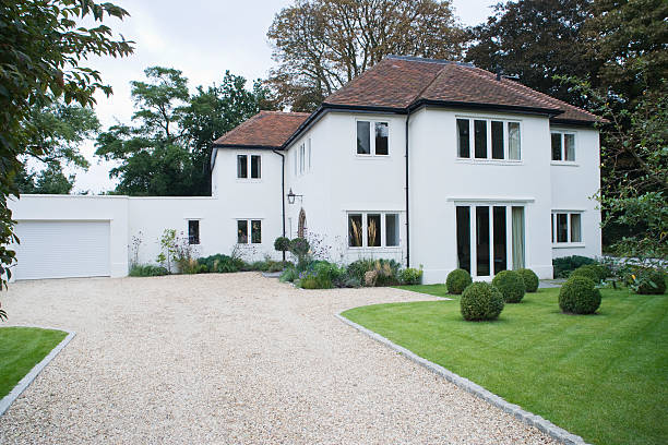 istock House Exterior With Driveway 530415017