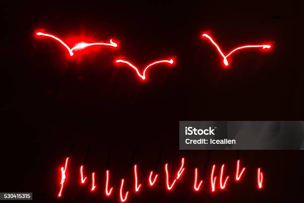 Abstract Image With Birds Stock Photo - Download Image Now - Abstract, Back Lit, Bird