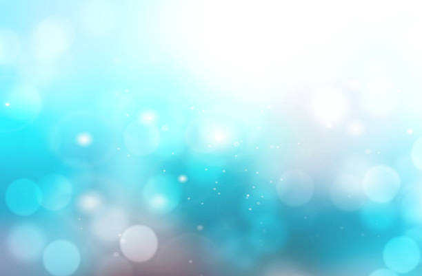 Abstract aqua blue blurred bokeh background. Underwater abstract blue blurred bokeh background.Aqua water teal color ocean glitter illustration.Sea travel resort wallpaper. street light photos stock pictures, royalty-free photos & images