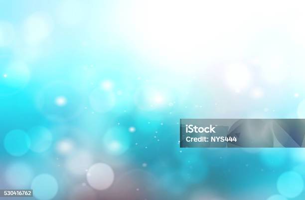 Abstract Aqua Blue Blurred Bokeh Background Stock Photo - Download Image Now - Backgrounds, Cool Attitude, Water