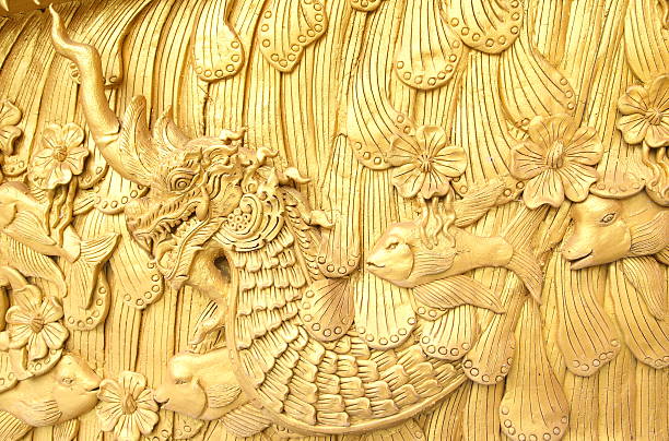istock Traditional Thai style pattern decorative in temple,Thailand. 530417875