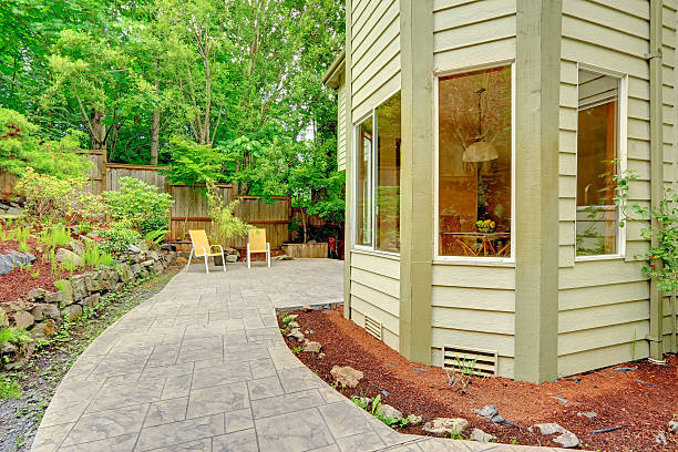 istock Walkout patio with sitting area 530417973