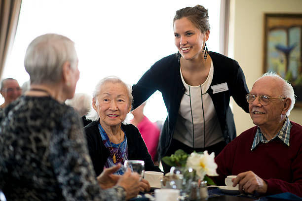 istock Ordering Lunch at the Nursing Home 530420244