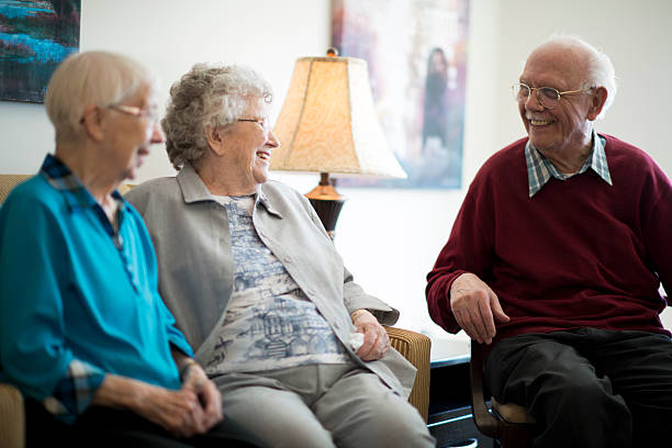 istock Seniors Chatting at the Nursing Home 530420272