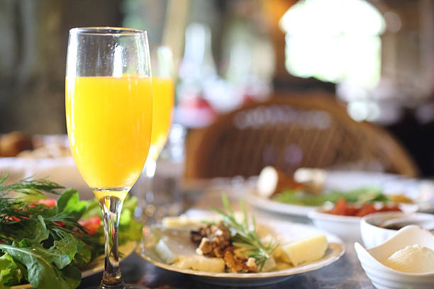 Country breakfast in country house