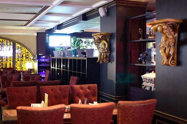 istock european restaurant in bright colors 530424305