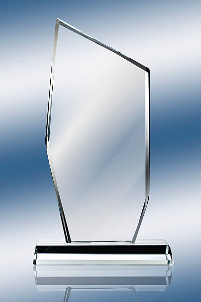 istock Photo of blank glass plate with clipping path 530425319