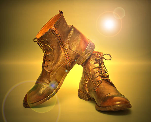 istock beautiful fashion leather vintage boots 530427633