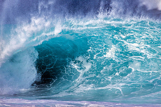 istock Ocean wave at Waimea Bay 530429098