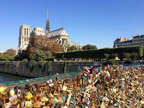 istock Love is locked in Paris 530429260